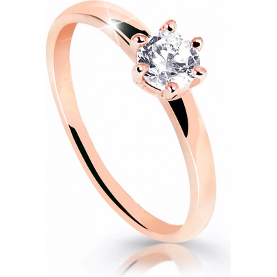 Cutie Jewellery Úchvatný třpytivý z růžového zlata Z6485 10 X 4