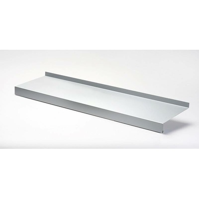 Parapet venkovní r.š.250mm - pozink Lakovaný RAL 9006 stříbrná s folií dl.2m