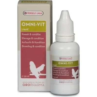 Versele-Laga - Omni-Vit Liquid Течна хранителна добавка за птици - опаковка 30 мл