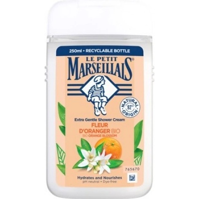 Le Petit Marseillais Extra Gentle Shower Cream Organic Orange Blossom hydratační a vyživující sprchový krém 250 ml pro ženy