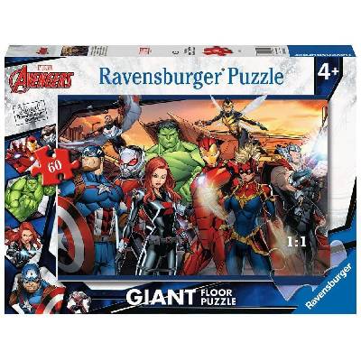 Ravensburger Пъзел за под Ravensburger от 60 части - Отмъстителите (3094)