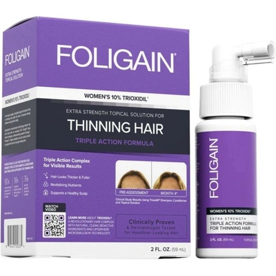 Foligain Triple Action sérum proti padání vlasů s 10% trioxidilem pro ženy 59 ml