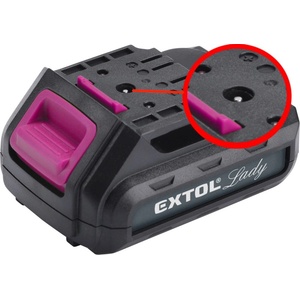 Extol ВИД ЗАМЯНА НА БАТЕРИЯ 12V Li-ion, за машина 402401 и зарядно устройство 402400A, 2 SARU+1 PACK; 1300mAh, време за зареждане: 4, 5 ч