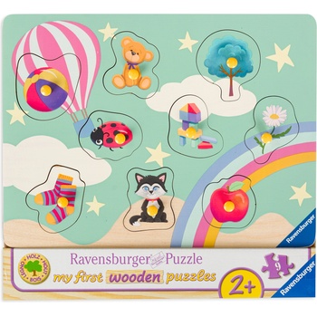 Ravensburger Дървен пъзел Ravensburger от 10 части - Моят първи пъзел (3144)