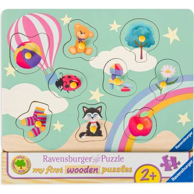 Ravensburger Дървен пъзел Ravensburger от 10 части - Моят първи пъзел (3144)