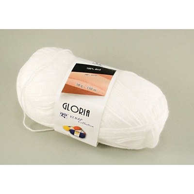 Priadza Gloria - biela 57076