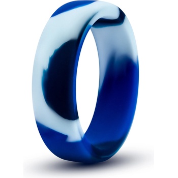 Image 1 of Blush Performance Silicone Camo Cock Ring Blue