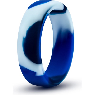 Blush Performance Silicone Camo Cock Ring Blue