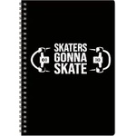 Sentio Тетрадка със спирала Skate 17х25см 80л