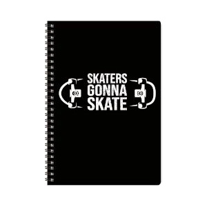 Sentio Тетрадка със спирала Skate 17х25см 80л