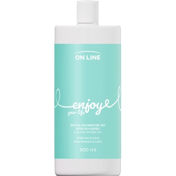 On Line Enjoy Your Life sprchový gél a kvapalina do kúpeľa 900 ml