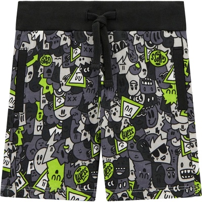 Guess Къси панталонки Guess - С човечета, многоцветни, 18 м (20253-N5YD00-KA6R4-PK01-18M)