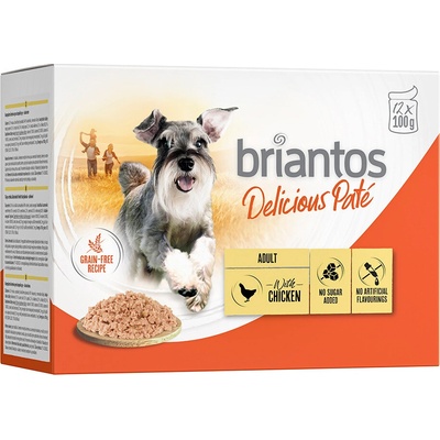 Briantos Delicious Paté kuřecí 12 x 100 g