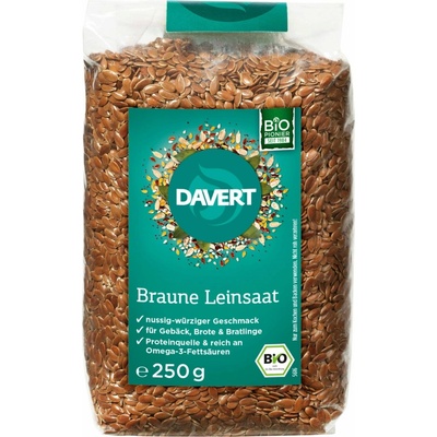 Davert Bio hnědé lněné semínko 250 g