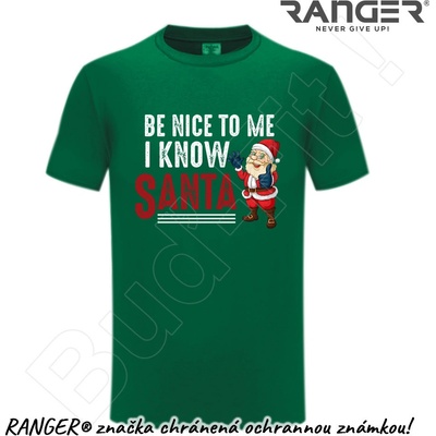 Ranger tričko motív Santa 2 zelená