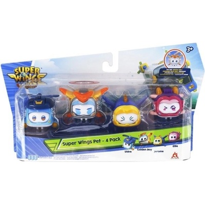Super Wings Pets 4-balení se světlem