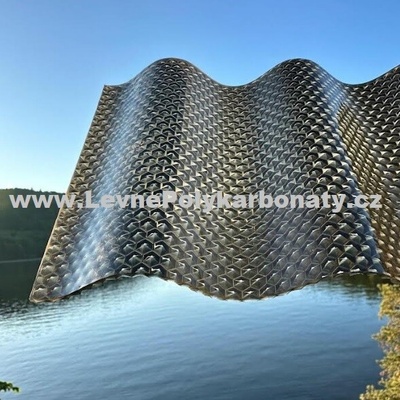 Palram WHB Strong Vlnitý polykarbonát 2,8 mm 1,045 m x 2 m bronz 1 ks