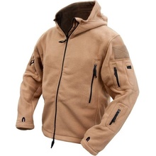 Mikina Kombat fleece Recon s kapucí coyote