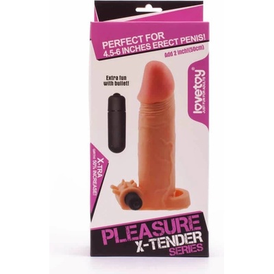 ostatní Вибриращ ръкав за пенис Pleasure X-Tender #2