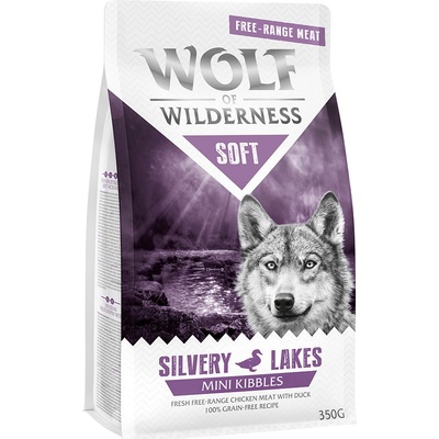 Wolf of Wilderness SOFT Mini Silvery Lakes kuracie a kačacie 0,35 kg