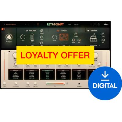 UJAM RETROCRAFT Loyalty Offer (Digitálny produkt)