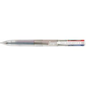 Pilot Химикалка, 0, 27 мм, с бутон, полупрозрачна, PILOT "Super Grip G", четири цвята BPKGG-35M-NC (BPKGG-35M-NC)