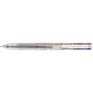 Pilot Химикалка, 0, 27 мм, с бутон, полупрозрачна, PILOT "Super Grip G", четири цвята BPKGG-35M-NC (BPKGG-35M-NC)