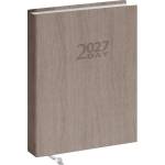 REALSYSTEM Джобен календар REALSYSTEM 2 Day B/6, двудневен, вертикален, бял, плосък, Drapp 2027 (5441-07)