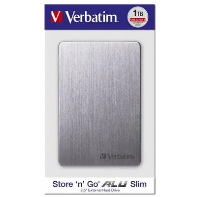 Verbatim Store'n' Go ALU Slim 2.5 1TB USB 3.2 (53662/3/4/HV1TA)