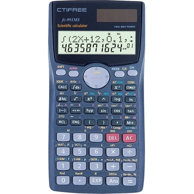 CTIFREE FC-991 MS научен калкулатор, 80x155mm, двойно захранване, 2 години гаранция (FC-991 MS)