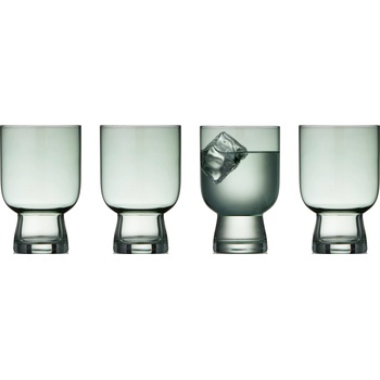 LyngbyGlas Sorrento Чаши 300 мл зелени, 4 бр (32746)