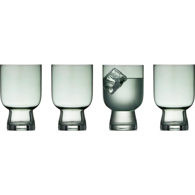 LyngbyGlas Sorrento Чаши 300 мл зелени, 4 бр (32746)