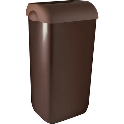 Marplast COLORED nástenný odpadkový kôš s vekom 23l, ABS, hnedá SPH A74201MA-1