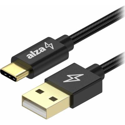 AlzaPower APW-CBTC2020B AluCore Charge 2.0 USB-C, 2m, černý