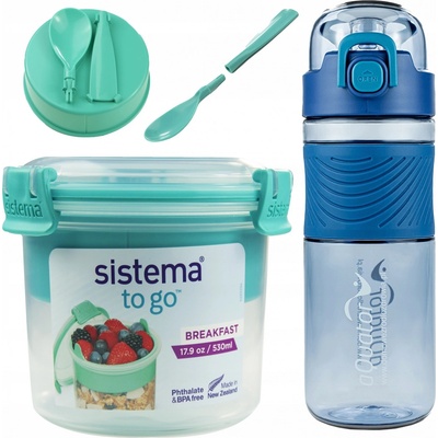 Sistema kelímek na snídani To Go 530 ml minty teal – Zboží Mobilmania