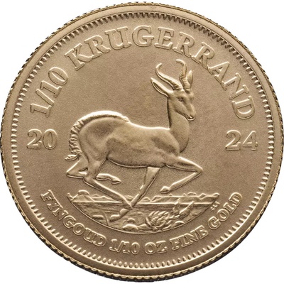 South African Mint zlatá mince Krugerrand 2024 1/10 oz