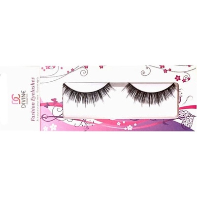 DIVINE cosmetics EL3 Umelé riasy s 1 g priehľadným lepidlom