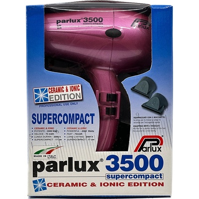 Parlux 3500 Supercompact Ceramic & Ionic Pink