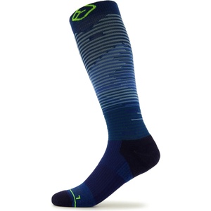 Ortovox Мъжки туристически чорапи Ortovox All Mountain Long Socks Merino socks - Petrol Blue - размер 45-47 (EU) (201-7466-0213)