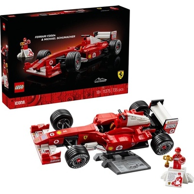 LEGO® ICONS 11375 Ferrari F2004 a Michael Schumacher – Zboží Dáma