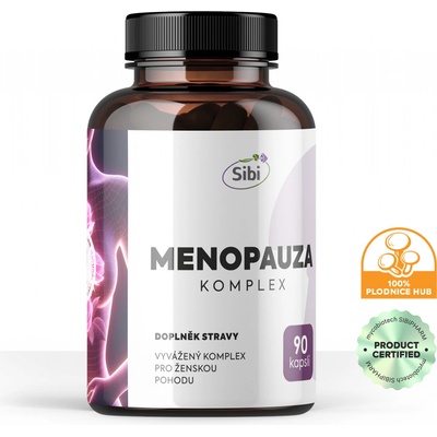 Menopauza komplex houbové extrakty 500 mg 90 kapslí