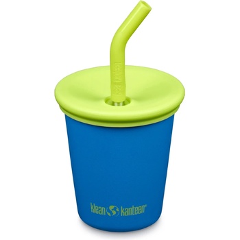 Klean Kanteen Детска чаша Klean kanteen Kid's Steel Cup with Straw Lid Mug - Super Sonic - размер 296 ml (532-3521-0311)