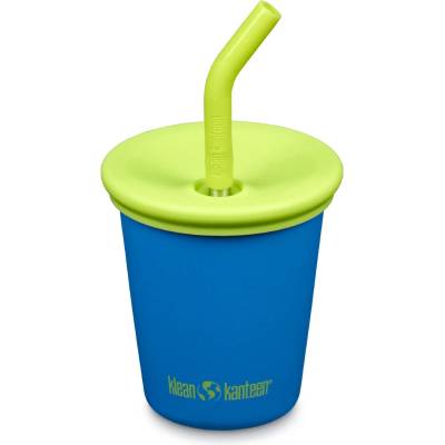 Klean Kanteen Детска чаша Klean kanteen Kid's Steel Cup with Straw Lid Mug - Super Sonic - размер 296 ml (532-3521-0311)