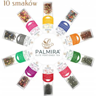 Zelený listový čaj Palmira Gunpowder 10x2,4 g