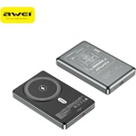 Awei Powerbank AWEI indukcyjny MagSafe, сив (Awe000282)