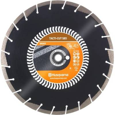 Husqvarna CONSTRUCTION Tacti-Cut S85 Диамантен диск за сухо и мокро рязане на асфалт ф400 мм 25.4 мм (579 81 66-30) (579 81 66-30)