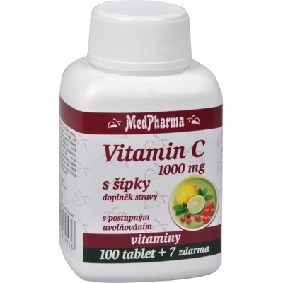 MedPharma Vitamín C 1000 mg s šípky 107 tablet – Zbozi.Blesk.cz