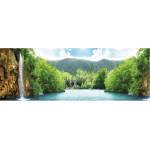  Фототапет флис Водопад при езерото 3xl