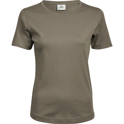 TeeJays Tričko Interlock TJ 580 krátký rukáv dámské COT-180580zo202 Clay