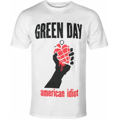 Plastic head мъжка тениска green day - american idiot heart - БЯЛ - plastic head - phd12449